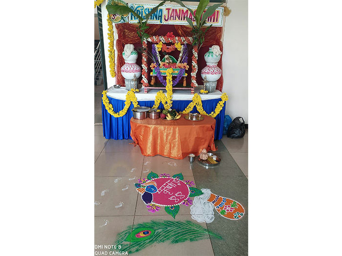 Janmashtami celebration at Arvind 2021