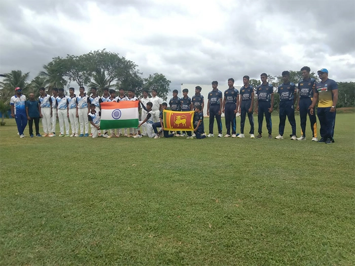 Cricket match between Arvindians and Sri Lankan team