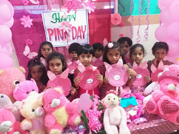 Pink Day celebration by Montessori 2022-23
