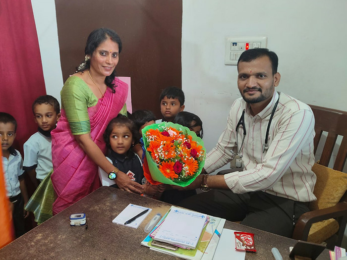 Students health checkup