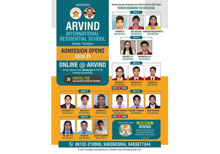 Admissions open for the academic year 2020-21